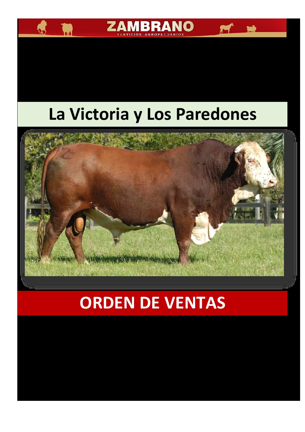 Orden de ventas