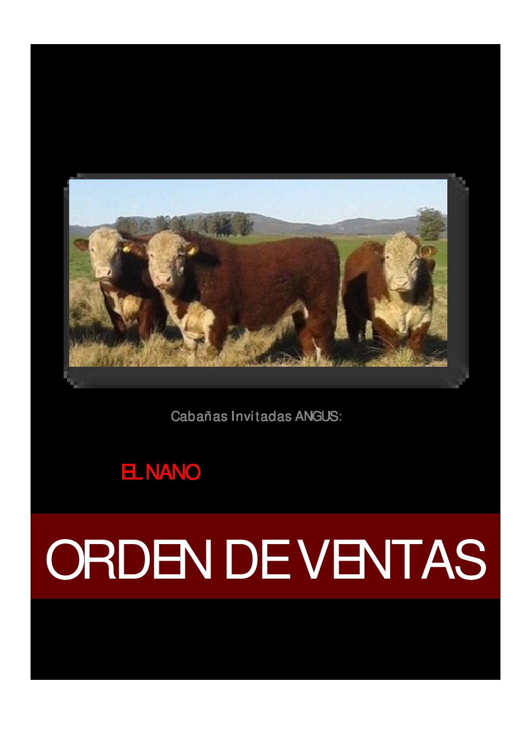 Orden de ventas