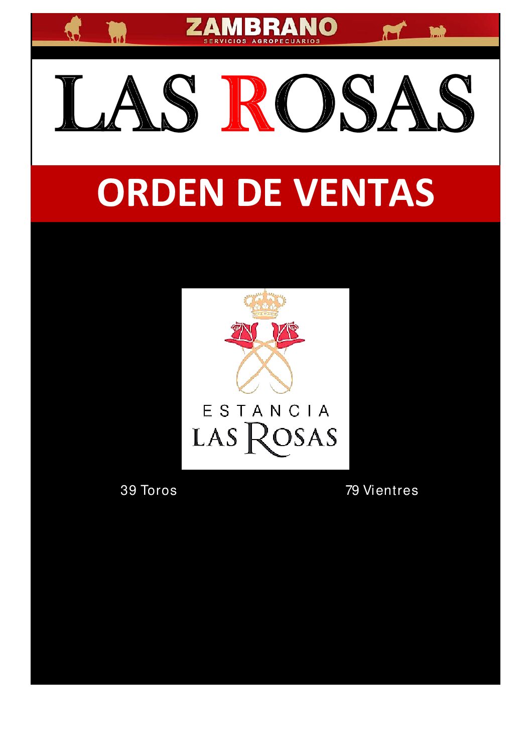 Orden de ventas