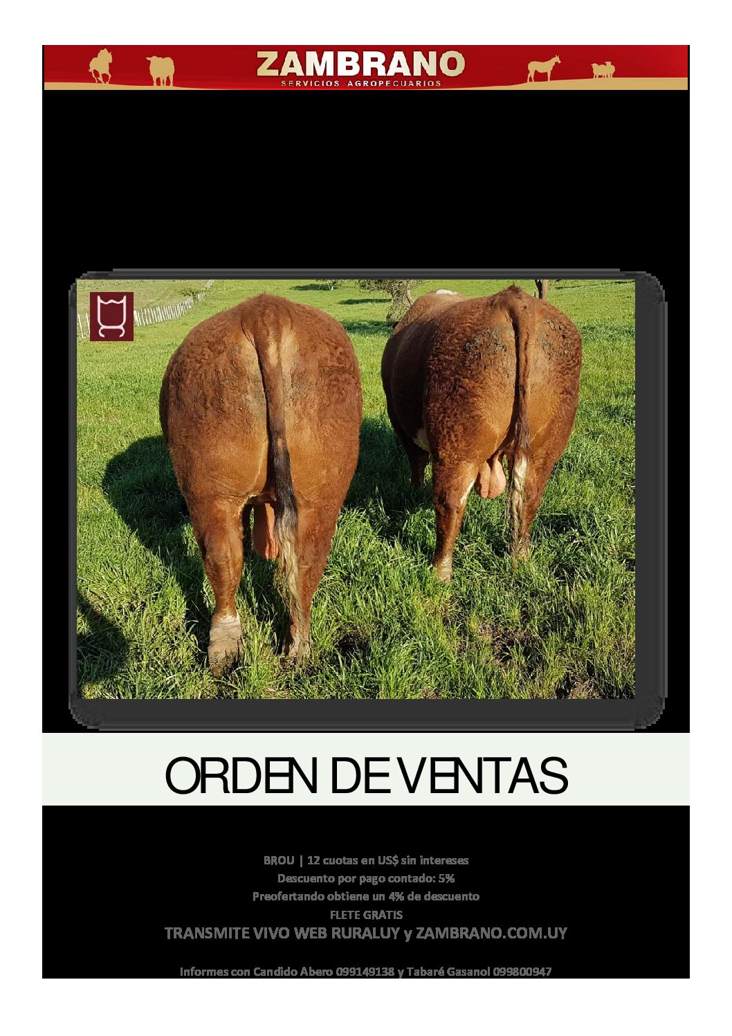 Orden de ventas