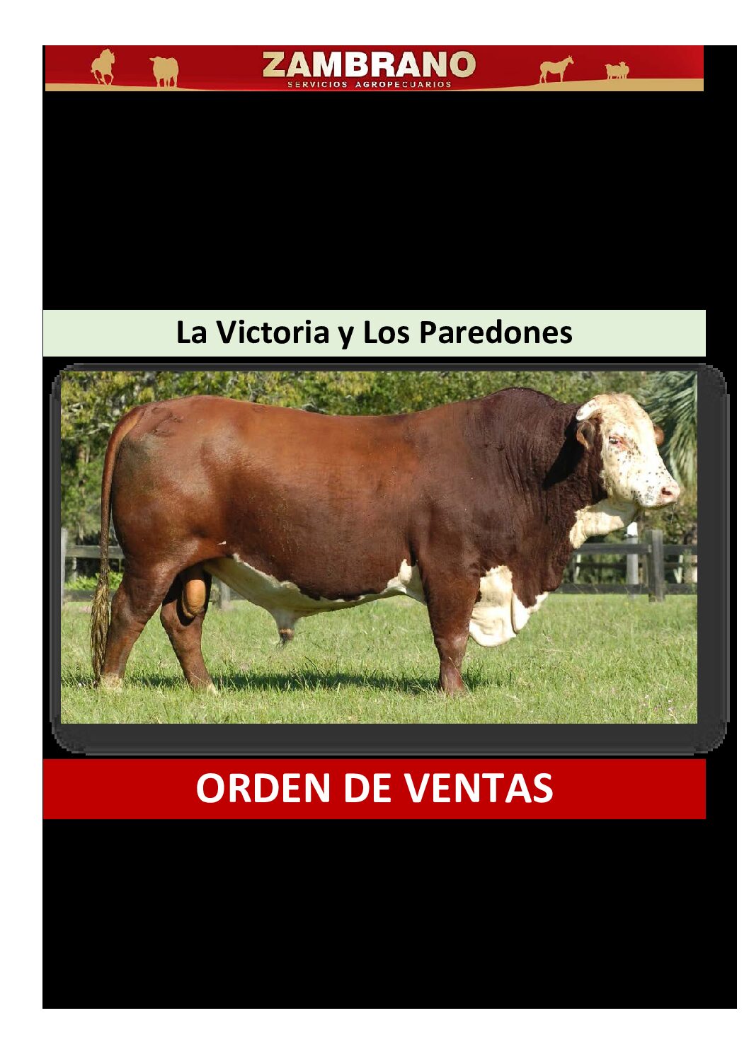 Orden de ventas