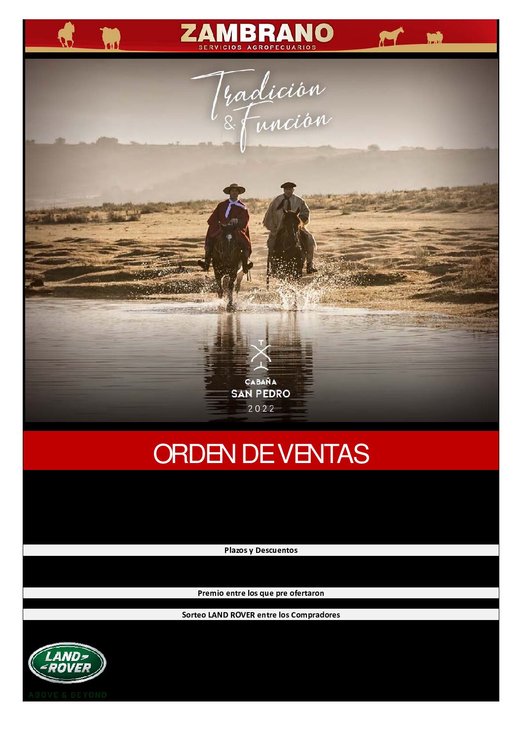Orden de ventas
