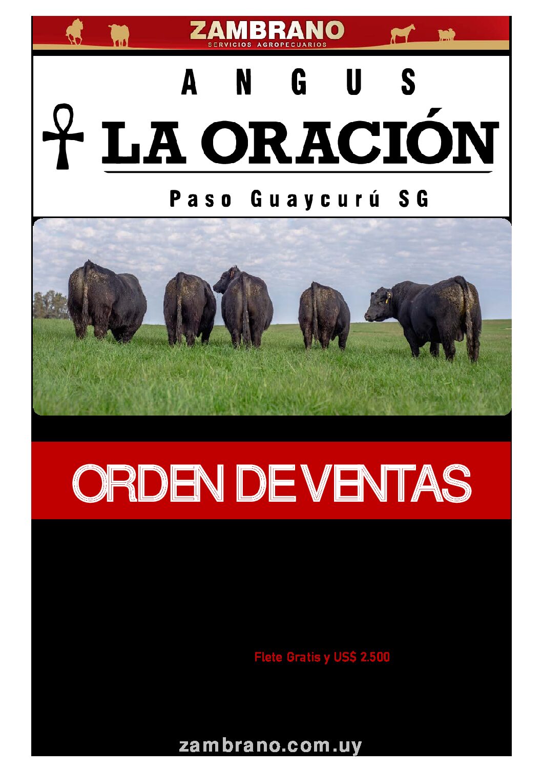 Orden de ventas
