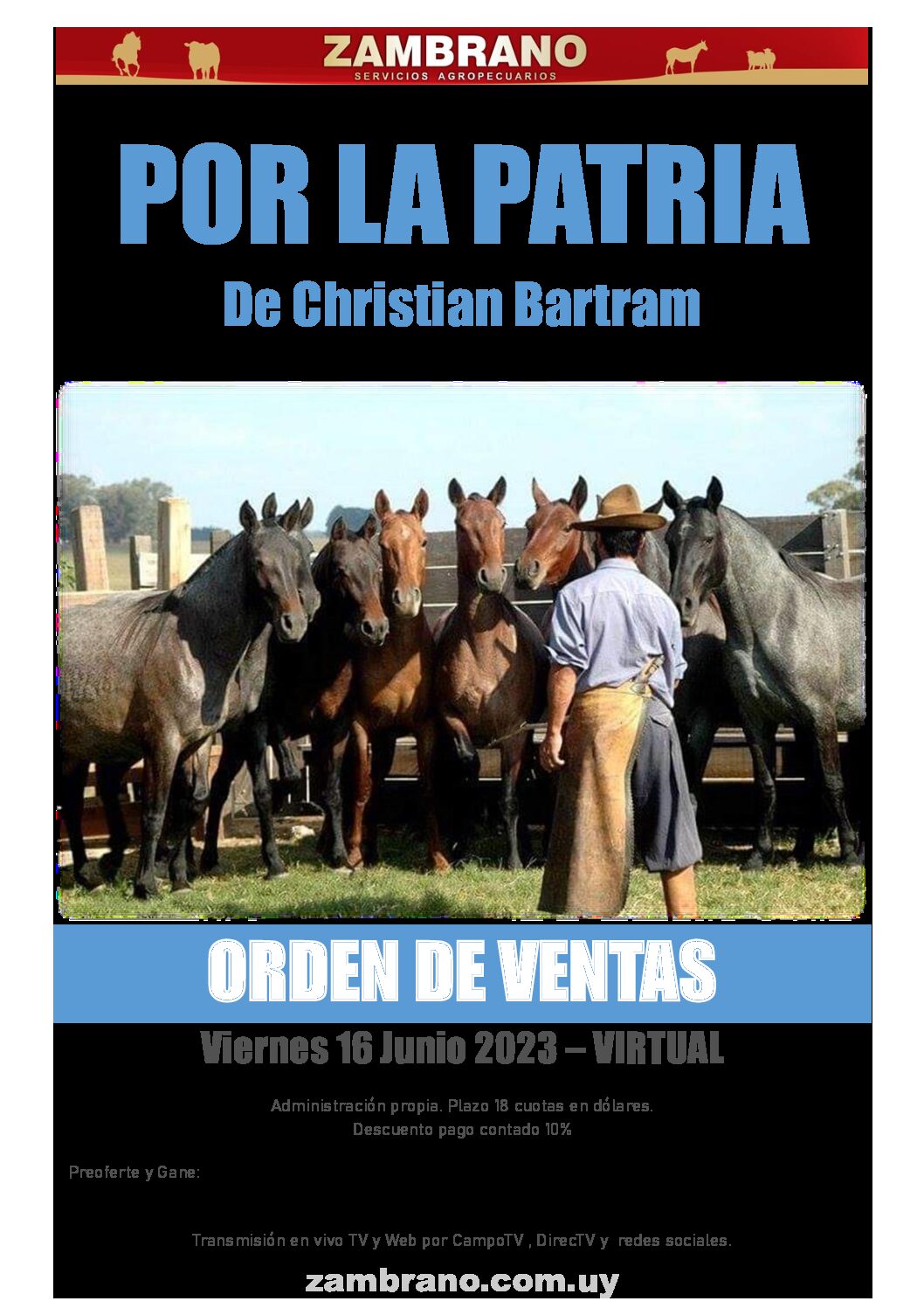 Orden de ventas