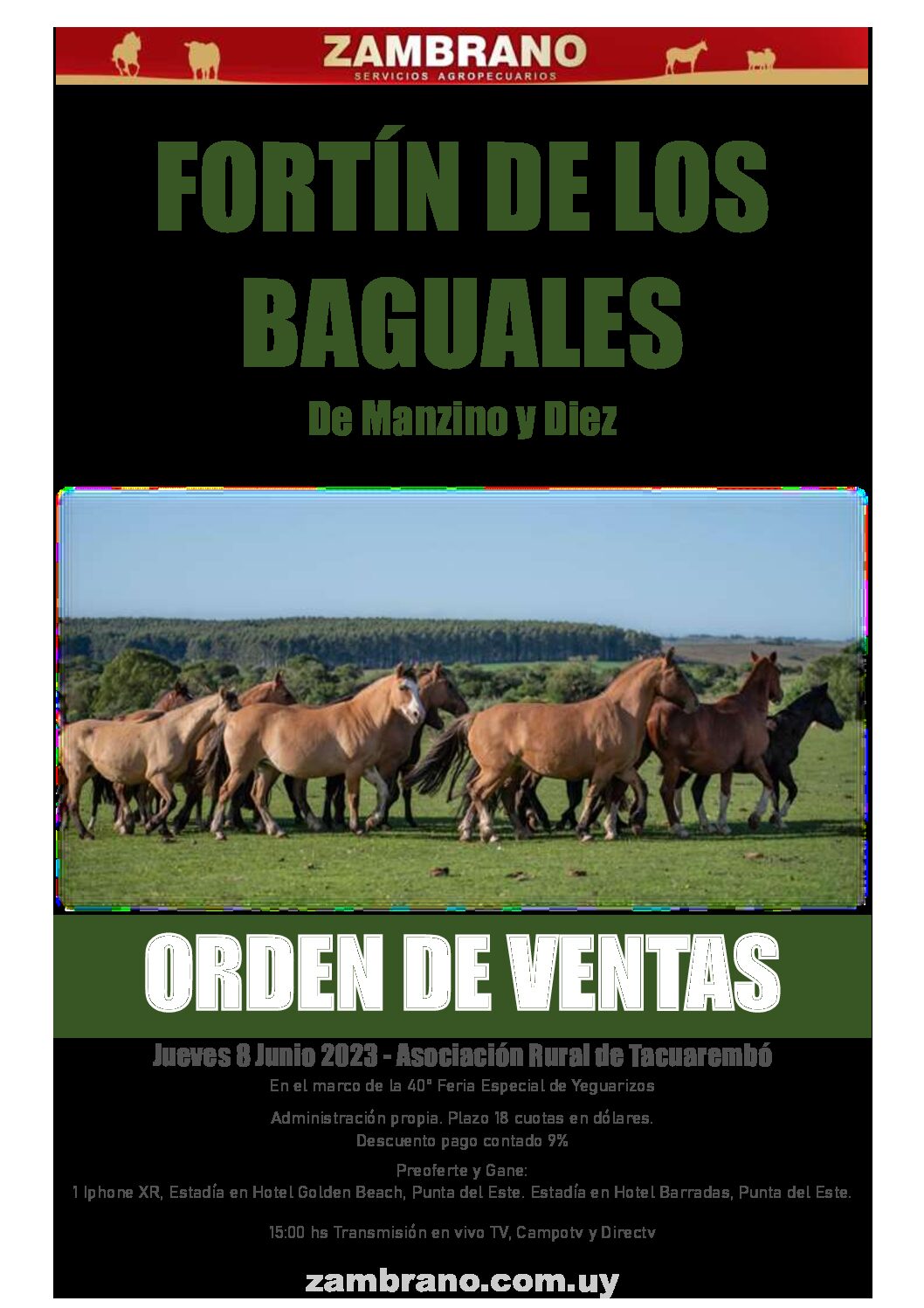 Orden de ventas