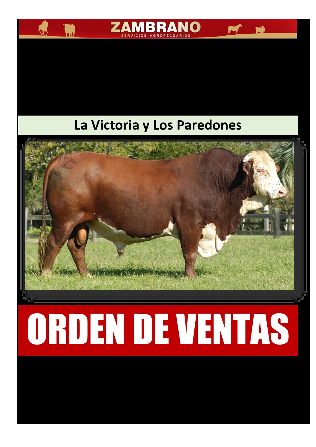 Orden de ventas