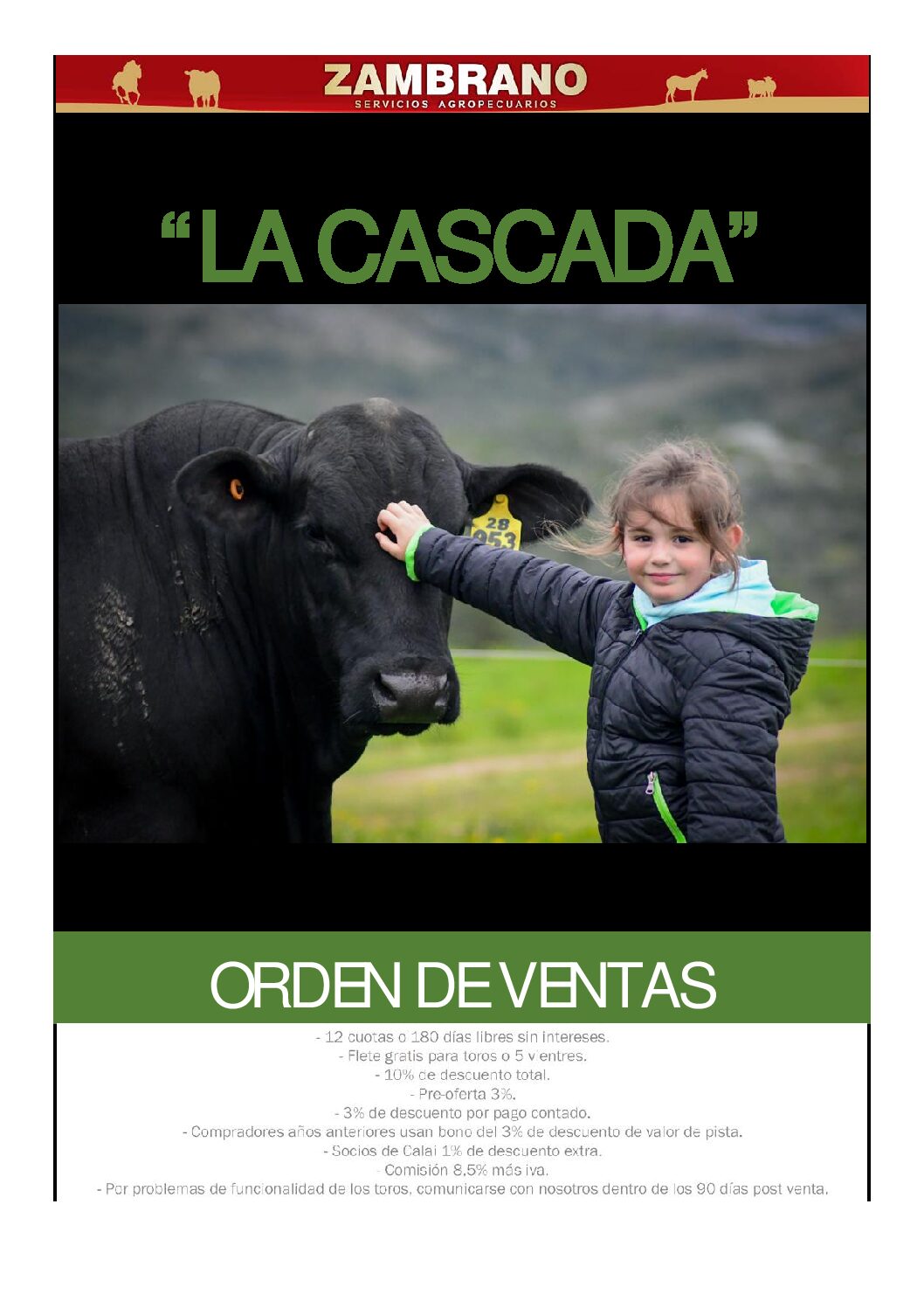 Orden de ventas