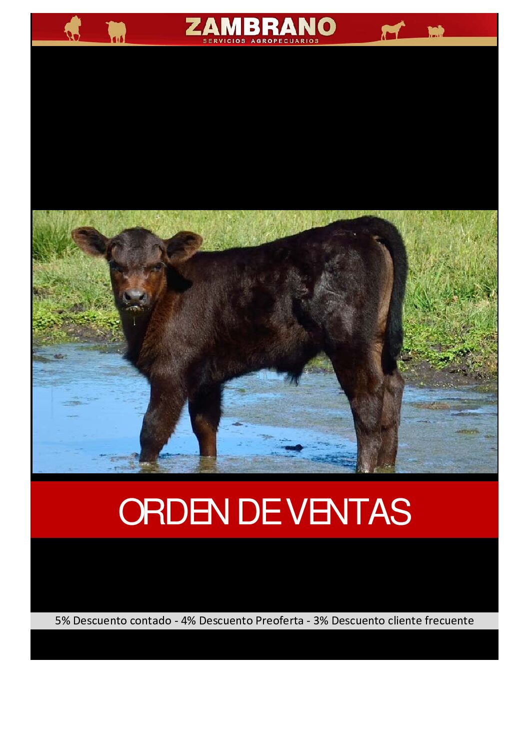 Orden de ventas