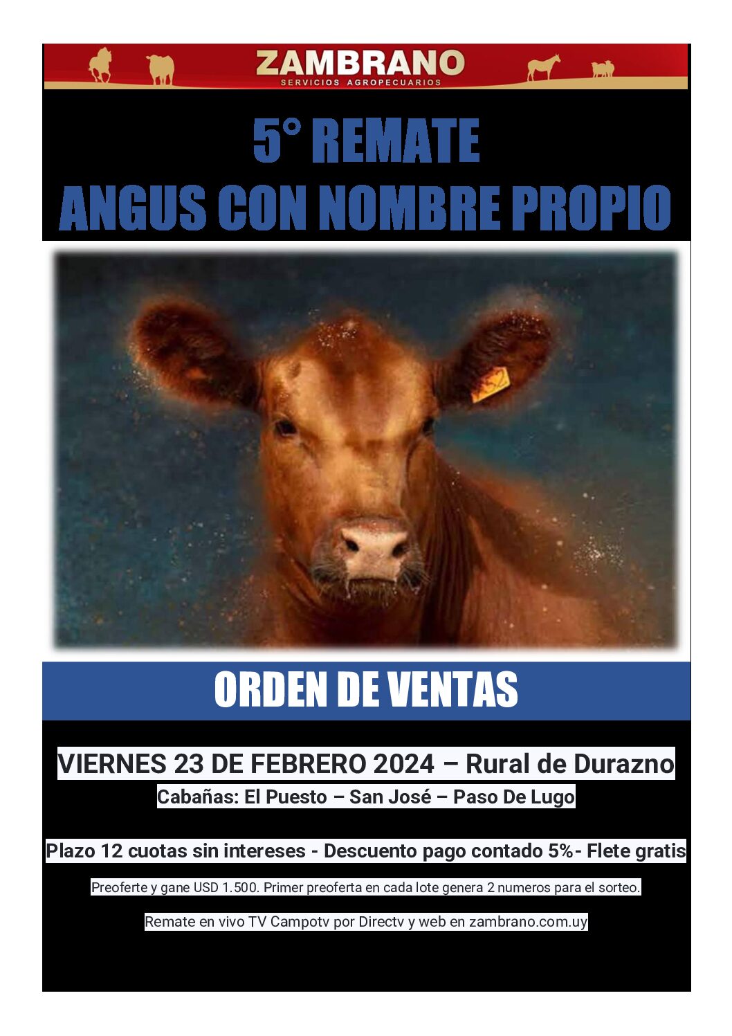 Orden de ventas