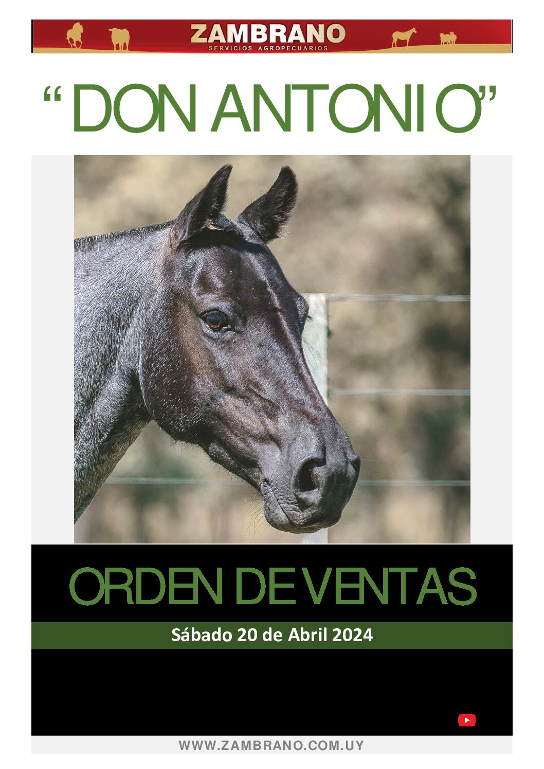 Orden de ventas