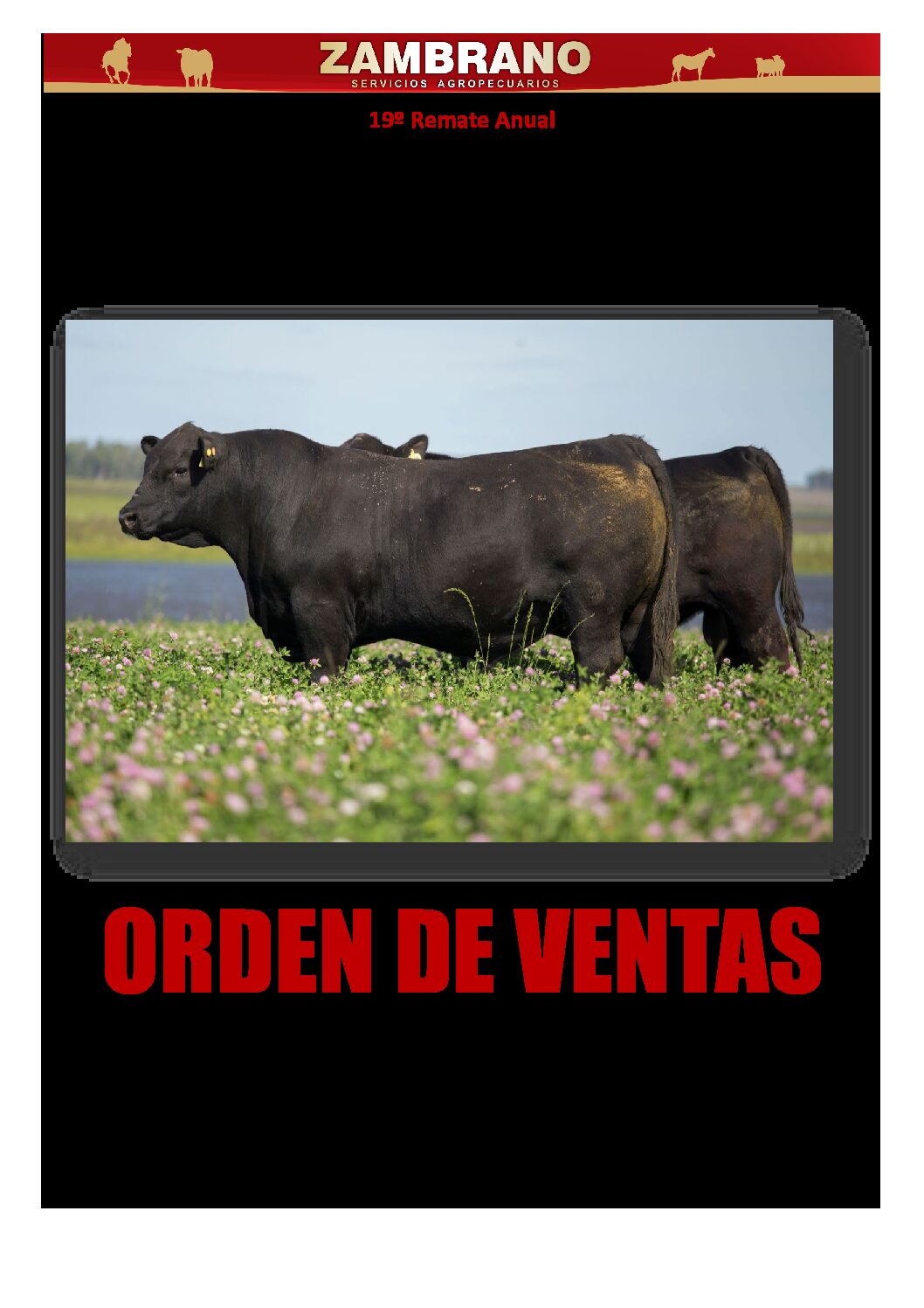 Orden de ventas