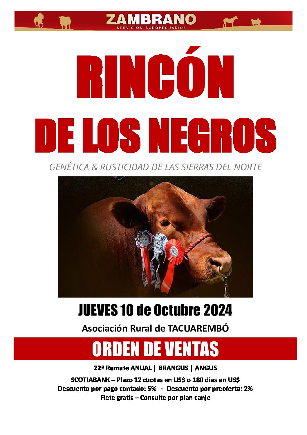 Orden de ventas