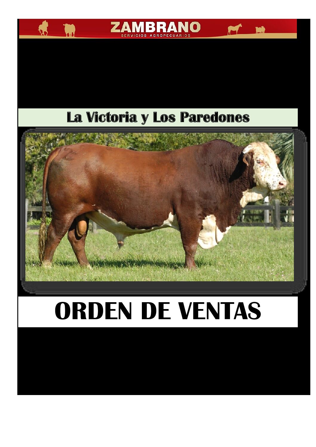 Orden de ventas