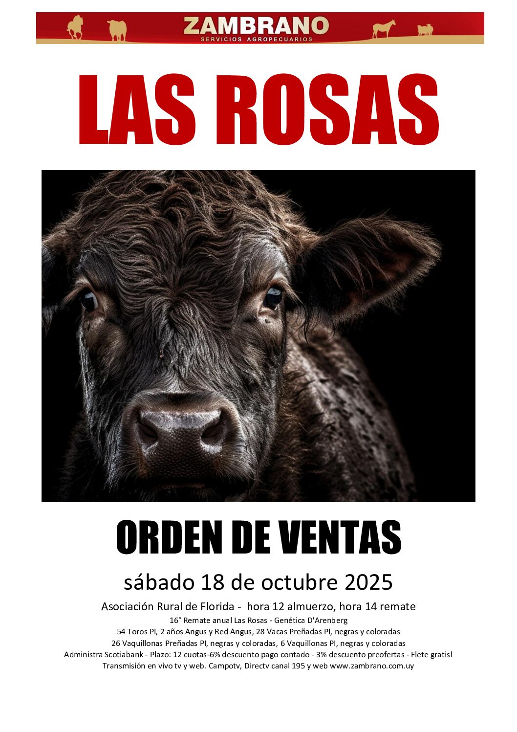 Orden de ventas
