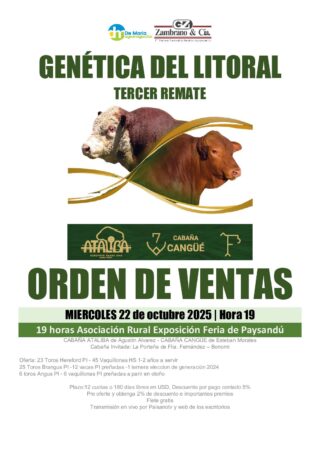 Orden de ventas