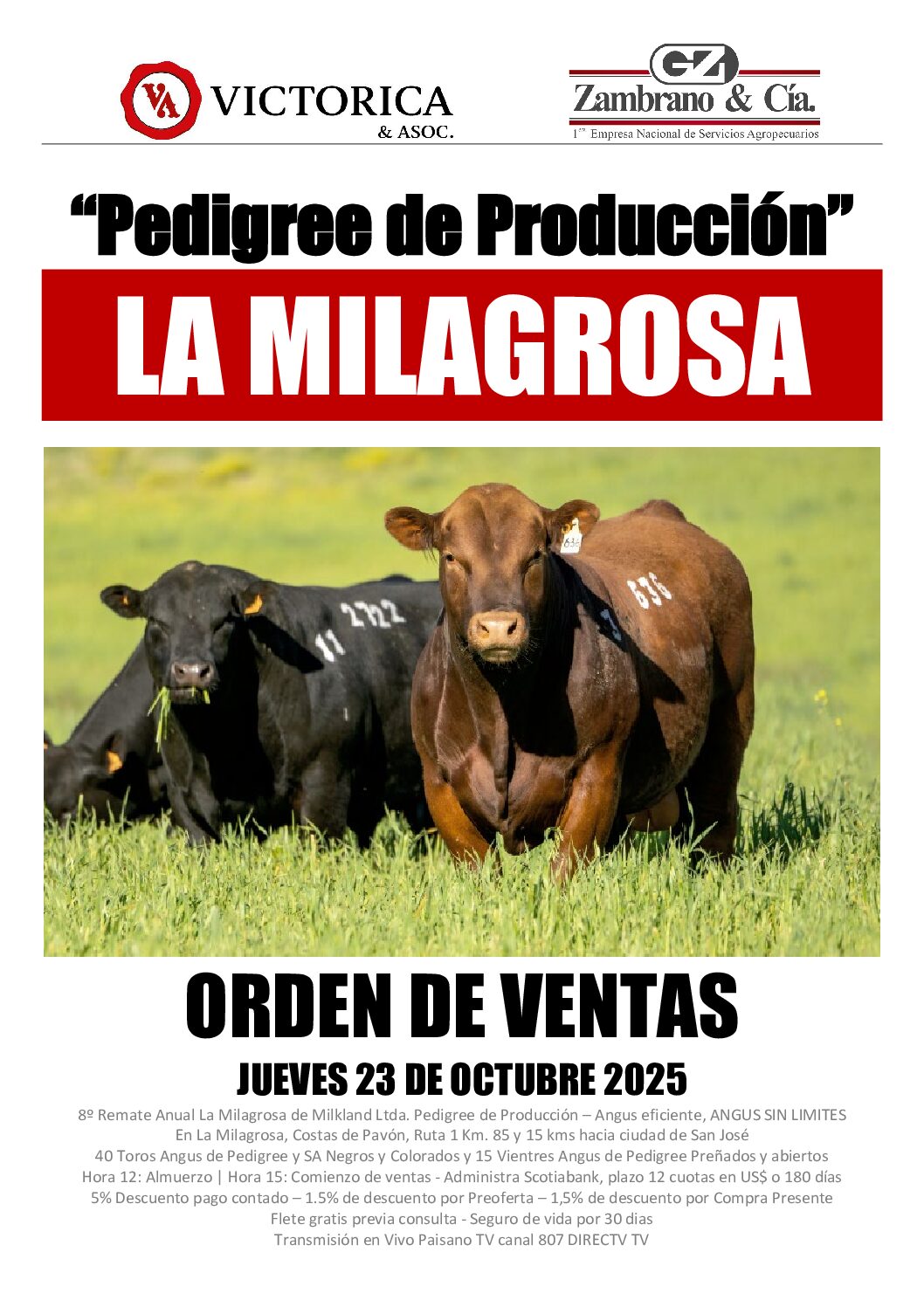 Orden de ventas