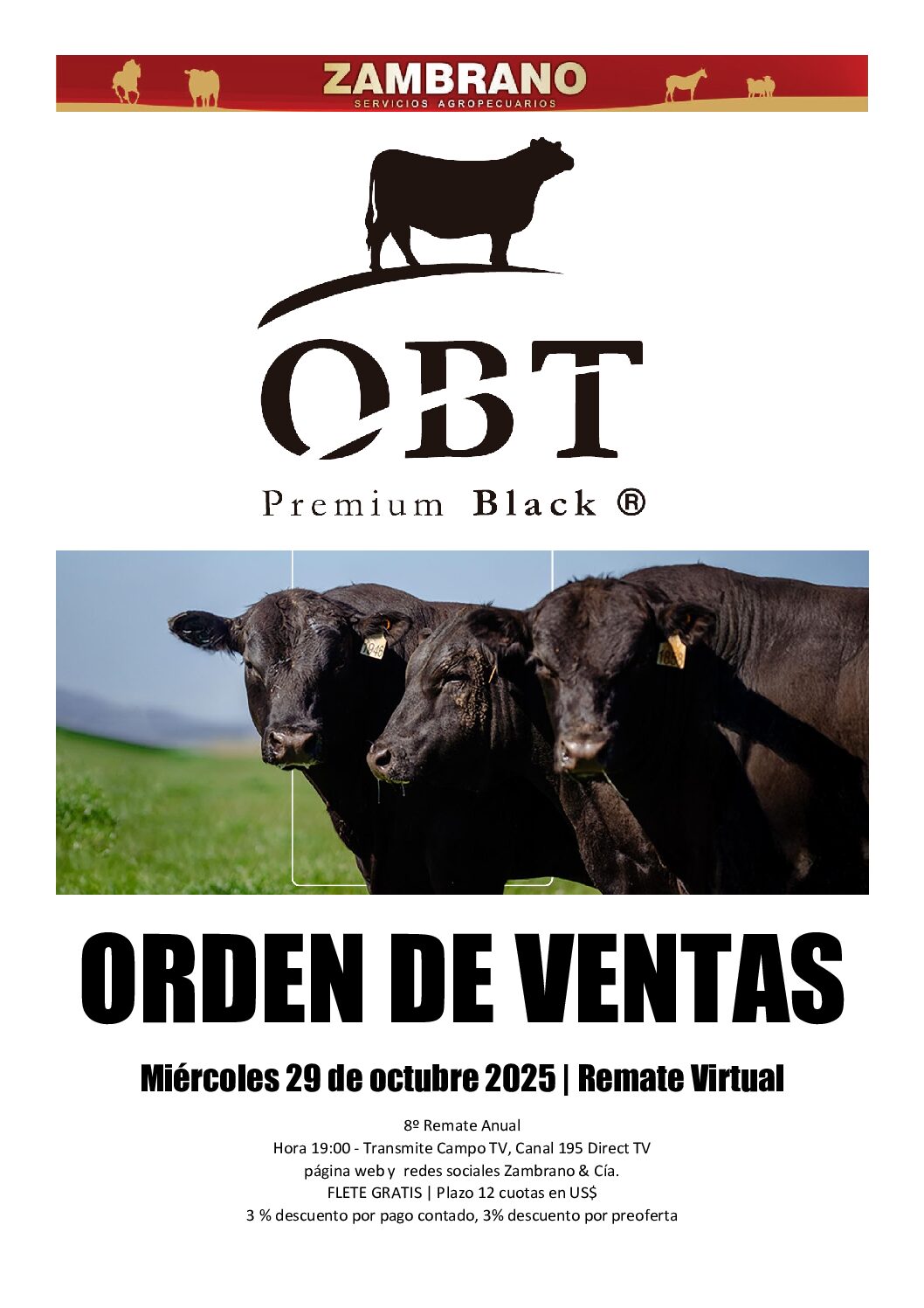 Orden de ventas