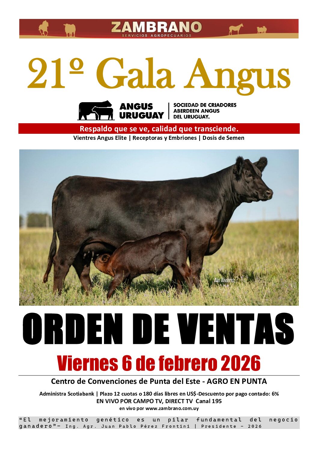 Orden de ventas