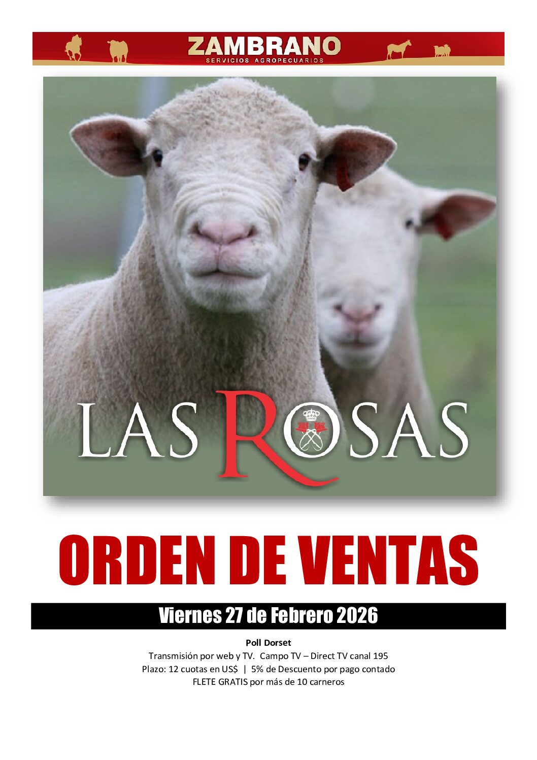 Orden de ventas