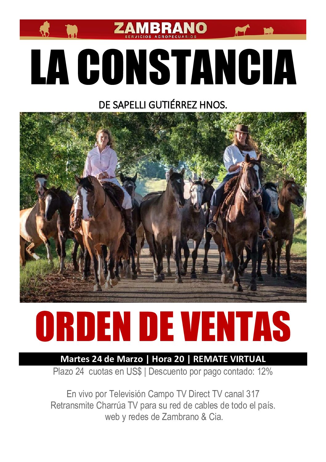 Orden de ventas