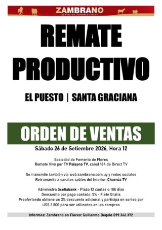 Orden de ventas